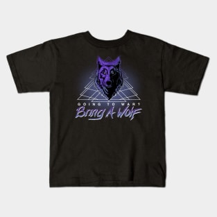 Black Wolf Kids T-Shirt